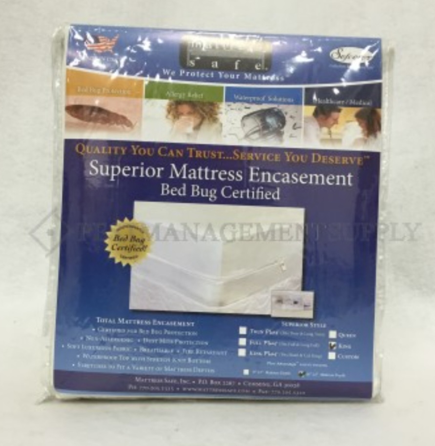 encasement - deep king mattress - fits 16-22"