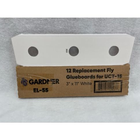 gardner el 3" x 11 white glue board